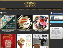Tablet Screenshot of casinolatoja.com